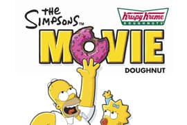 Krispy Kreme 特製 <b><i>The Simpsons Movie</i></b> 版本油炸圈餅