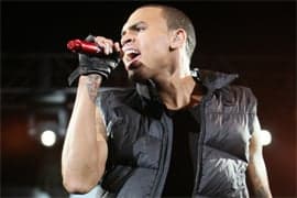 Chris Brown．2008年11月14日．中國澳門